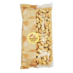 Arachides coques grillées paquet 500g