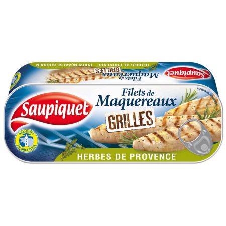 Filets de maquereaux grillés aux herbes de provence 120g - Saupiquet