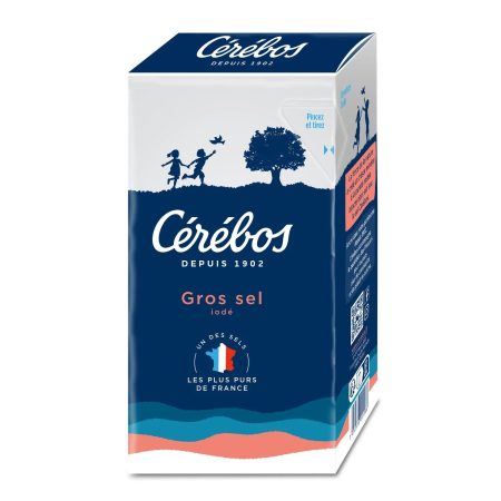 Gros sel Iodé 1kg - Cérébos