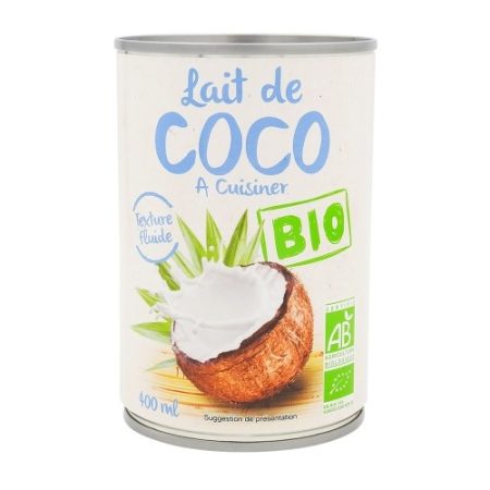 Lait de coco BIO boîte 400ml