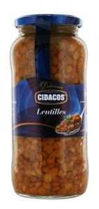 Lentilles bocal 400g - Cidacos