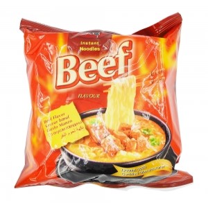 Nouilles instantanées saveur bœuf 75g Halal - JML