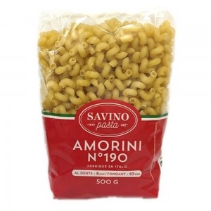 Pâtes Amorini n°190 paquet 500g - Savino Pasta