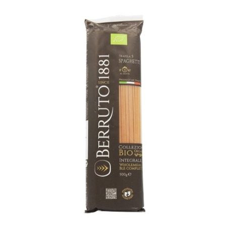 Pâtes Spaghetti blé complet n°5 BIO paquet 500g - Berruto 1881