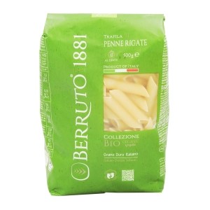 Pâtes italiennes Penne Rigate BIO paquet 500g - Berruto 1881