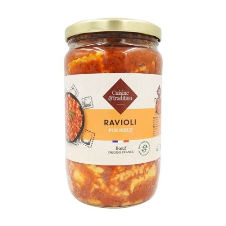 Ravioli pur bœuf bocal 650g - Cuisine Tradition