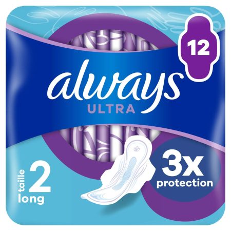 Serviettes hygiéniques avec ailettes long taille 2 ultra - Always
